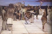 Alma-Tadema, Sir Lawrence A Dedication to Bacchus (mk23) oil painting picture wholesale